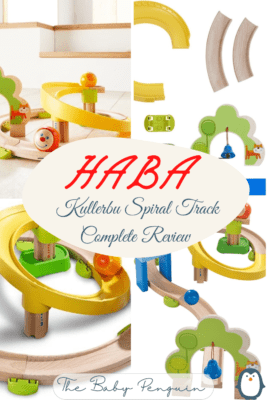 HABA Kullerbu Farm Babies 27個ボールトラックプレイセット : HABA Kullerbu Sim-Sala-Kling - 38 Piece Wooden